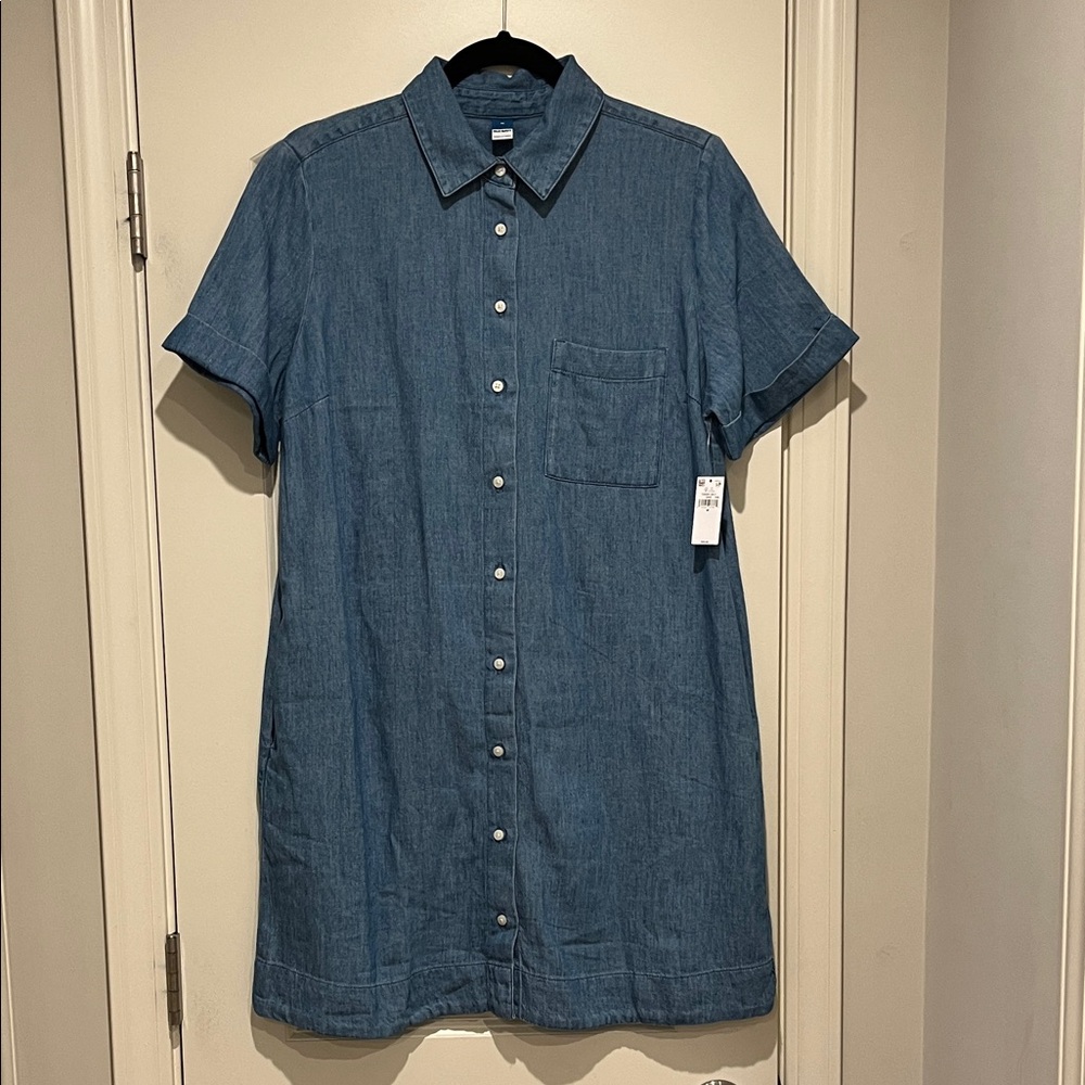 Old Navy Jean Shirt Dress - Medium Wash